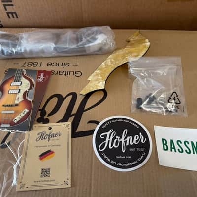 Hofner 1963 Relic Hollowbody Electric Violin Bass - Aged Sunburst image 9