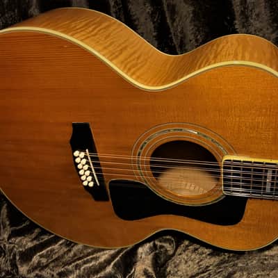 Guild JF65-12 String Jumbo 1995 Westerly Rhode Island Highly Figured Maple Archback Flame Neck F412 image 7