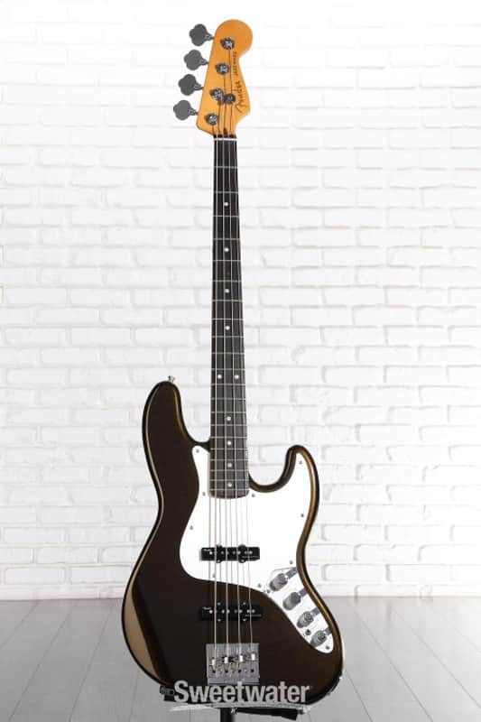 Fender American Ultra II Jazz Bass - Texas Tea with Ebony Fingerboard (JazzAU2ETTd2) image 1