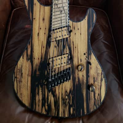 Mayones Regius VF 7 25.4"-27" Pale Moon Ebony TEW Neck TEW Body Bare Knuckle Pickups Ceramic Warpig image 13