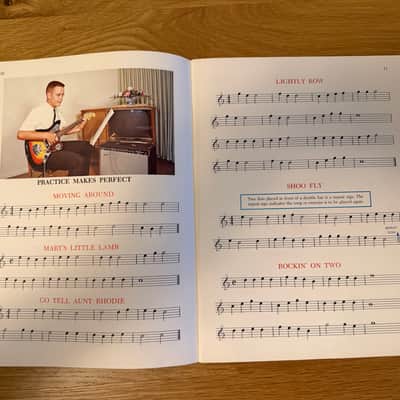 1967 Fender Guitar Course Book One – First String Approach – Vintage Case Candy image 6