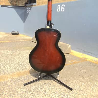 Aria Pro II FA-50E 1999 Brown Sunburst Hollow Body Electric Jazz Guitar image 13