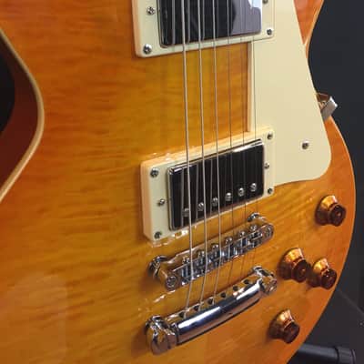 Agile AL-2000 Electric Guitar Flamed Lemon Burst image 7