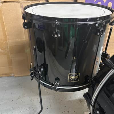 GMS Custom Black SE Drum Set 22-13-16 image 5