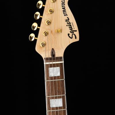 Squier 40th Anniversary Gold Edition Stratocaster Lake Placid Blue image 4