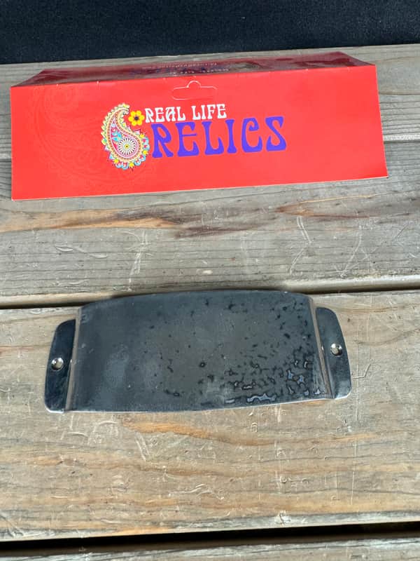 Real Life Relics Aged Chrome Jazz J Bass® Pickup Cover.   [M9] image 1