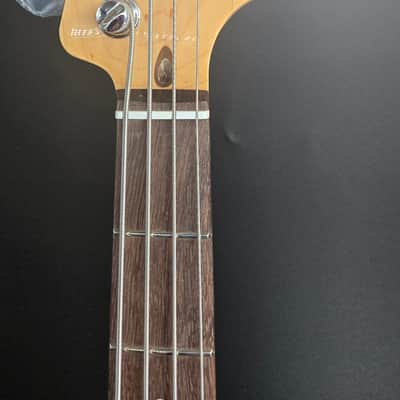 Fender Standard Precision Bass®, Laurel Fingerboard, Black Pickguard, 3-Color Sunburst image 5