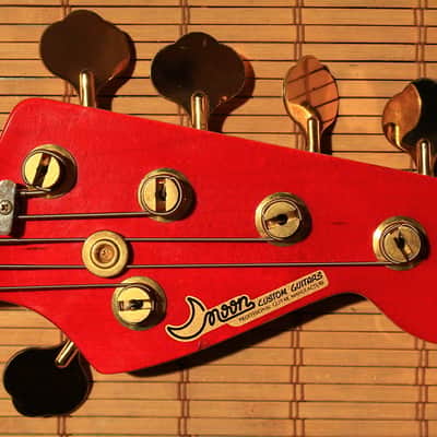 MOON JJ-5 Ash Jazz Bass PGM Transparent Red image 4