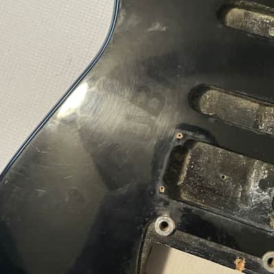 1989-91 Charvette by Charvel Model 250 Black Plywood Guitar Body image 10