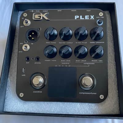 Gallien-Krueger PLEX 4-Band Active Bass Preamp Pedal 2020s - Black image 1