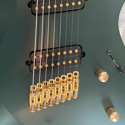 Kiesel Aries 8-string Multiscale 2022 British racing green- satin matte image 8