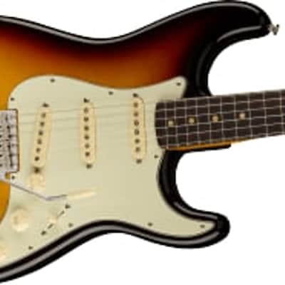 Fender American Vintage II 1961 Stratocaster Electric Guitar, Rosewood Fingerboard, 3-Color Sunburst w/ Case image 2