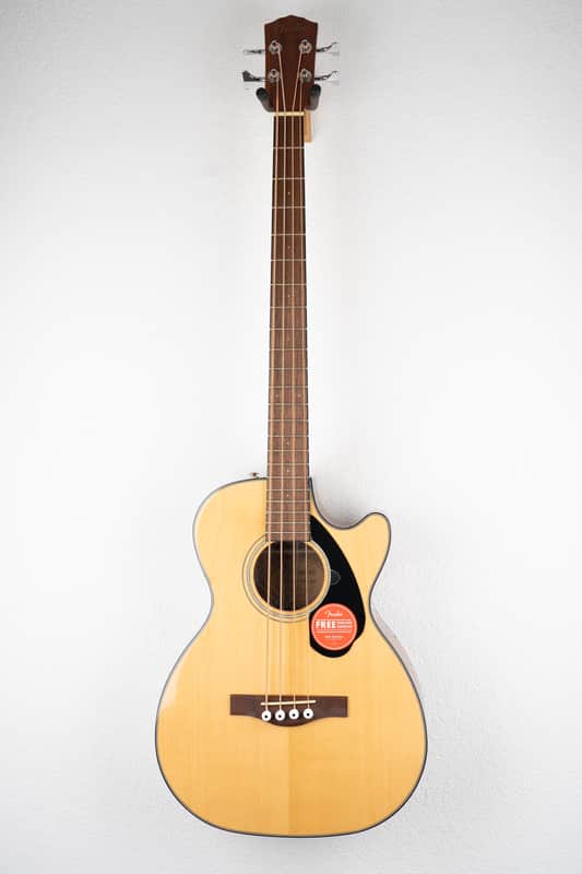 Fender CB-60SCE Acoustic-Electric Bass - Natural image 1