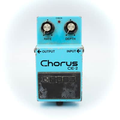 Boss CE-2 Chorus 1981 Made in Japan Black Label ACA Vintage Guitar Effect Pedal 138000 image 2