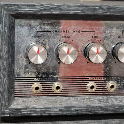 1965 Danelectro DM-25 25-Watt 1x12" Piggyback Guitar Amp image 3