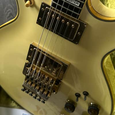 1986 Ibanez Artist AR350 PLT Super Edition Pearl White Floyd Rose image 9
