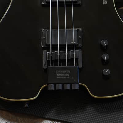 1988 Steinberger XM2 Headless Electric Bass Black + OGB image 5