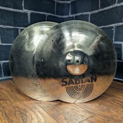 Sabian 14" AA Sizzle Hi‑Hat Cymbals • Vintage‑Style Sizzle • Bright • Expressive • Light Wear image 3
