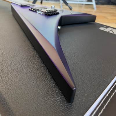 ESP E-II Alexi Laiho Signature Ripped - Purple Fade Satin with Pinstripes image 8