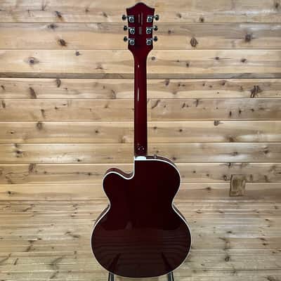 Gretsch G6119T-ET Players Edition Tennessee Rose Electrotone Hollow Body Electric Guitar - Dark Cherry Satin image 5