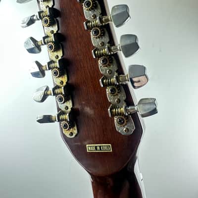 Epiphone PR-715-12 String Acoustic Dreadnought Guitar 1988 Natural Made In Korea image 16