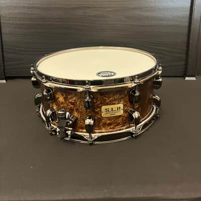 Tama LGM146 6x14" S.L.P. Series G-Maple Snare Drum 2019 - Present - Kona Mappa Burl image 4