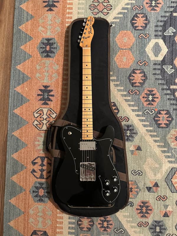 Fender Classic Series '72 Telecaster Custom with Rosewood Fretboard 2000 - 2018 - Black image 1
