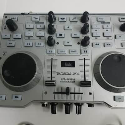 Hercules DJ Console MK4 Mark 4 Silver USB Powered Interface Built in Audio imagen 2