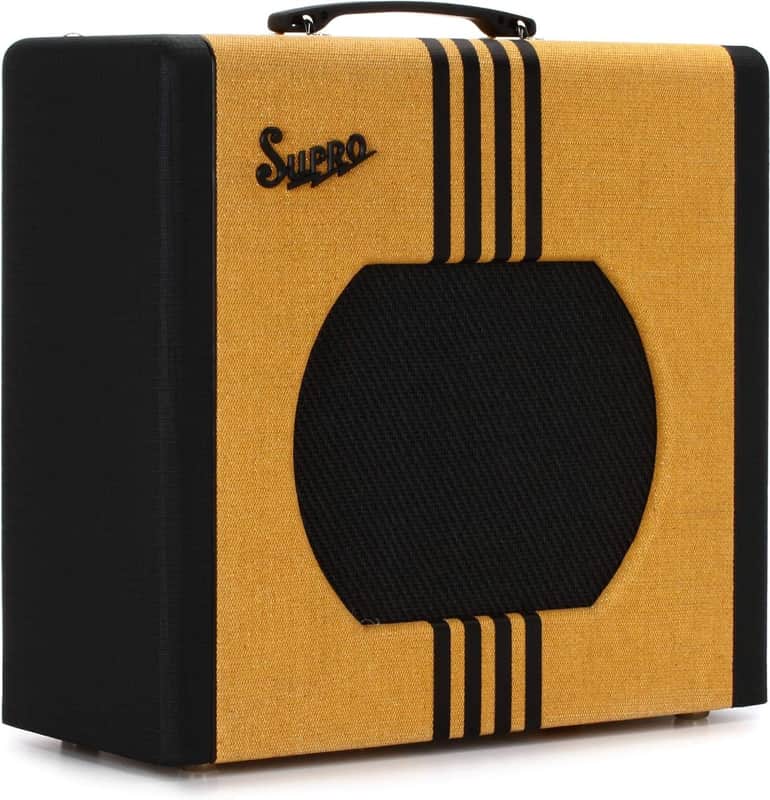 Supro Delta King 12 1x12-inch 15-watt Tube Combo Amp - Tweed and Black image 1