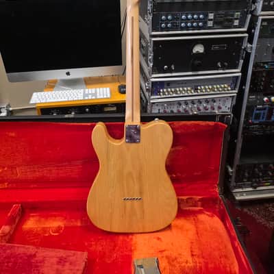 Fender Telecaster Electric Guitar w/ Original Hardshell Case 1973 - Factory Natural image 9