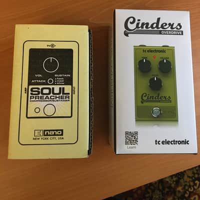 TC Electronic Cinders Overdrive + Rock Power 9v Adaptor from July 2025, both 100% New in original boxes image 5