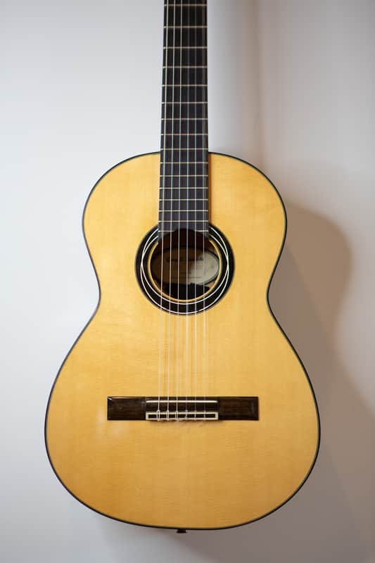 2003 Gary Zimnicki Classical Guitar #149 – Figured Maple/Spruce, , w/ Pickup image 1
