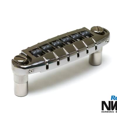 Graph Tech Resomax NW2 String Saver Wraparound Bridge - Black Nickel, Imperial PS-8593-BN image 1