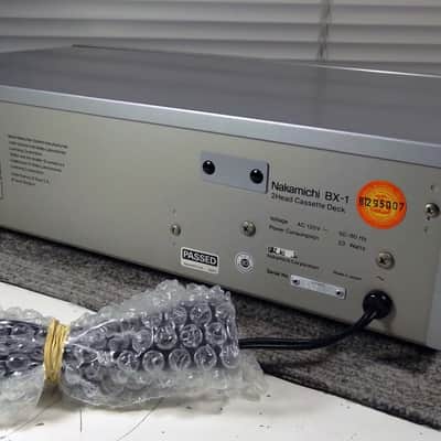 1983 Nakamichi BX-1 Silverface Stereo Cassette Deck New Belts & Complete Serviced 08-28-2025 Excellent Condition #730 image 6