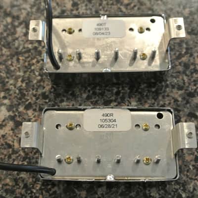 New Gibson 490T 490R Humbucker Guitar Pickup set from 2021 USA SG image 3