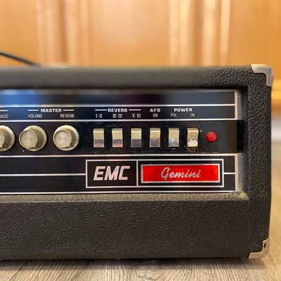 EMC (Electronic Music Corporation) Gemini Vintage 70s PA Bass Guitar Amp Head Serviced & Ready VIDEO image 2