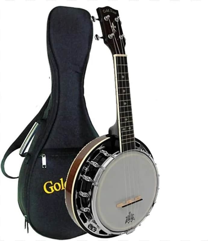 Gold Tone Banjolele-DLX Concert Scale Professional Banjo Ukulele Deluxe with Gig Bag image 1