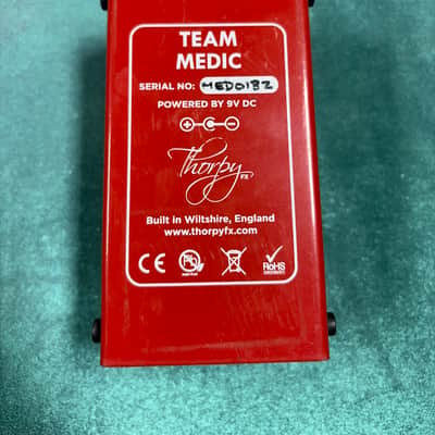 ThorpyFX Team Medic V2 Buffer / EQ / Boost 2018 - Silver/Red image 4