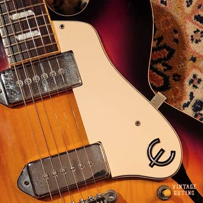 2001 Epiphone Casino Vintage Sunburst w/ Gigbag | Peerless Factory, MIK, Beatles Guitar image 5