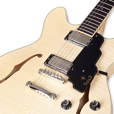 Guild Starfire IV ST Semi Hollow Body Electric Guitar - Flamed Maple - with Case image 5