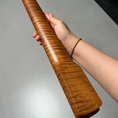 AAAAA Start Floyd nut Roasted flame Maple Electric Guitar Neck Radius 12inch Round stainless steel 22 frets Colored shells Inlay Radius: 12 inches image 15
