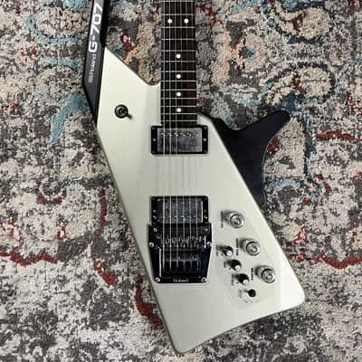 Roland GR707 Silver Electric Guitar Synthesizer W/ Original Hardshell Case! MIJ! image 7