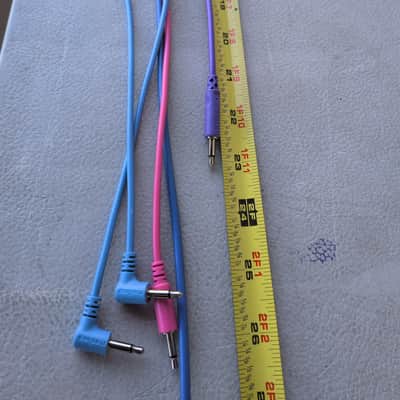 30+ Eurorack Patch Cable Bundle - Black, White, Green, Red, Blue, Yellow, Purple, etc - Hosa, Tiptop, Modbap, and other various makers image 14