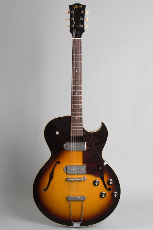 Gibson ES-125TDC Thinline Hollow Body Electric Guitar (1968), ser. #400359, molded plastic hard shell case. image 1