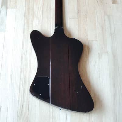 1991 Greco Thunderbird IV TB1100 Electric Bass Guitar Japan Fujigen Gibson Lawsuit w/Original Case image 3