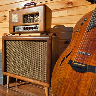 Sound Salvage "Wrecker 35" 15-watt TrainWreck Inspired Circuit Hardwood Amplifier 2026 - Walnut & Maple image 3