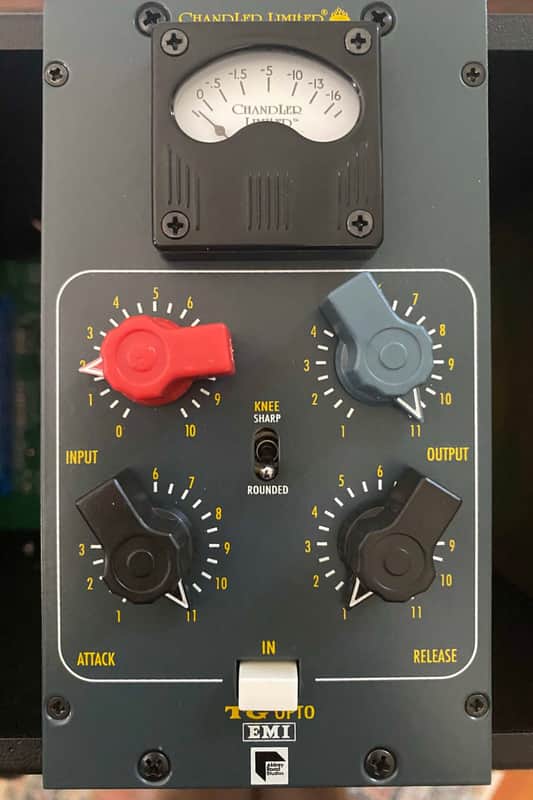 Chandler Limited EMI TG Opto 500 Series Compressor Module 2010s - Blue image 1