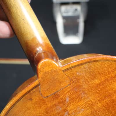 An Antique Antonius Stradivarius Model Full Size 4/4 Violin, Bow & Case # 23 V image 8