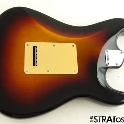 LEFTY Fender American Ultra II Stratocaster Strat, BODY + HARDWARE Ultraburst image 3