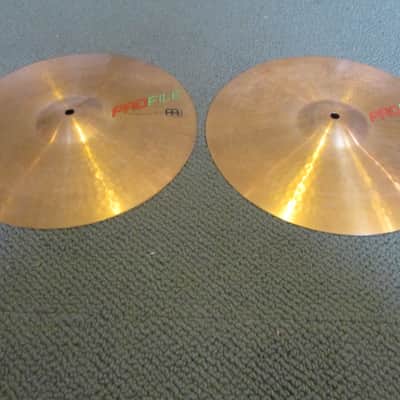 Meinl Rare Vintage Profile 14 Inch Volcanic Rock Hi Hat Cymbals - Excellent! image 6